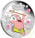 1 Unze Silbermünze Tuvalu Patrick Star 2025 coloriert - polierte Platte