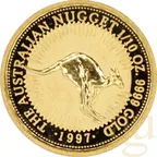 1/10 Unze Goldmünze Australien Känguru 1997