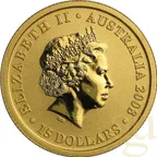1/10 Unze Goldmünze Australien Känguru 2008