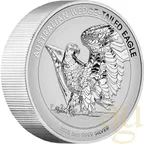 5 Unzen Silbermünze Australien Wedge Tailed Eagle 2025 Ultra High Relief - polierte Platte