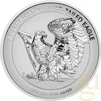5 Unzen Silbermünze Australien Wedge Tailed Eagle 2025 Ultra High Relief - polierte Platte