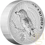 5 Unzen Silbermünze Australien Kookaburra 2025 - Incused Coin
