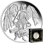 1 Unze Silbermünze Australien 80 Jahre End of WWII - Winged Victory 2025 - proof