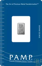 1 Gramm Palladiumbarren PAMP Fortuna