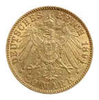 20 Mark Goldmünze Friedrich Grossherzog von Baden