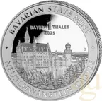 1 Unze Silbermünze Bayern Thaler - Schloss Neuschwanstein 2025