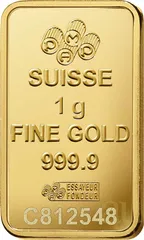 1 Gramm Goldbarren PAMP Fortuna