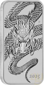 1 Unze Silbermünze Perth Mint Rectangular Dragon 2025