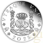 1 Unze Silbermünze Australien Proclamation Coin - Pillar Dollar 2025 - proof