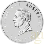 1 Unze Silbermünze Australien Emu 2026 - coloriert