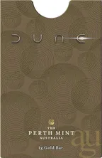 1 Gramm Goldbarren Perth Mint - Dune