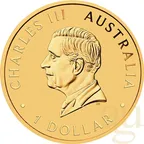 1 Unze Silbermünze Australien Kookaburra 2026 - teilvergoldet