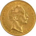 20 Mark Goldmünze Wilhelm II von Preußen 1888