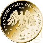 20 Euro Goldmünze Rückkehr der Wildtiere - Wisent 2026 (D)