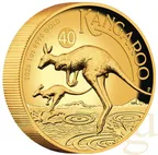 1 Unze Goldmünze Australien Känguru 2026 - High Relief - polierte Platte