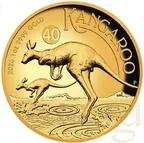 1 Unze Goldmünze Australien Känguru 2026 - High Relief - polierte Platte