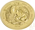 1/4 Unze Goldmünze Tudor Beasts Royal Dragon 2026