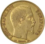 20 Francs Goldmünze Louis-Napoleon Bonaparte