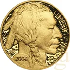 1 Unze Goldmünze American Buffalo 2008 polierte Platte