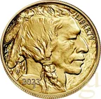 1 Unze Goldmünze American Buffalo 2023 polierte Platte