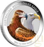 1 Unze Silbermünze Australien Wedge Tailed Eagle 2026 coloriert - Coincard
