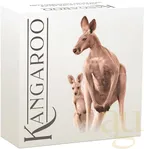 1 Unze Silbermünze Australien Känguru 2026 - polierte Platte - High Relief - coloriert