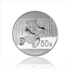 5 Unzen Silbermünze China Panda 2015 proof