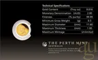 0,5 Gramm Goldmünze Australien Mini Känguru 2026