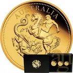 Australien Sovereign 2026 Goldmünzen - polierte Platte - Three Coin Set