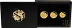 Australien Sovereign 2026 Goldmünzen - polierte Platte - Three Coin Set