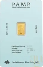 1 Gramm Goldbarren PAMP - Diego Maradona