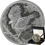 1 Unze Silbermünze Südafrika Odyssey of the Sky Martial Eagle 2026 - polierte Platte