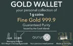 1 Gramm Goldmünzen Cook Islands Bounty 2026 - Starter Set incl. Wallet