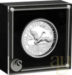 5 Unzen Silbermünze Australien Schwan 2026 - High Relief - polierte Platte