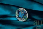 2 Unzen Silbermünze Australien Butterfly 2026 Antik Finish - coloriert
