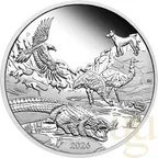 1 Unze Silbermünze Wonders of Australia - The Outback 2026 polierte Platte