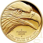 1 Unze Goldmünze American Liberty Mustang 2021 - polierte Platte - High Relief