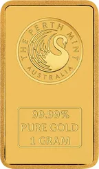 1 Gramm Goldbarren Perth Mint - Stranger Things