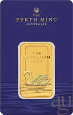 31,1 Gramm Goldbarren Perth Mint - Schwan