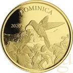 1 Unze Goldmünze EC8 Dominica - Hummingbird 2020