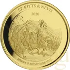 1 Unze Goldmünze EC8 St. Kitts & Nevis - Siege of Brimstone Hill 2020