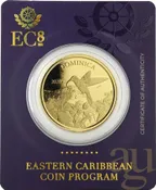 1 Unze Goldmünze EC8 Dominica - Hummingbird 2020