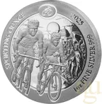1 Unze Silbermünze Ruanda Sporting Serie - Radsport 2025