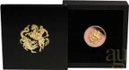 Australien Five Sovereign 2025 - polierte Platte reverse teilvergoldet