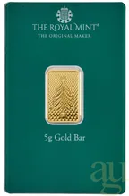 5 Gramm Goldbarren The Royal Mint - Christmas