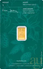 1 Gramm Goldbarren The Royal Mint - Christmas