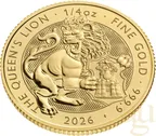 1/4 Unze Goldmünze Tudor Beasts Queen's Lion 2026