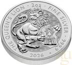 2 Unzen Silbermünze Tudor Beasts Queen's Lion 2026