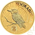 1 Unze Silbermünze Australien Kookaburra 2025 ANDA Special - teilvergoldet