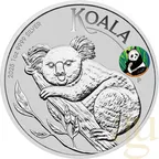 1 Unze Silbermünze Australien Koala 2025 - Panda Privy Mark
